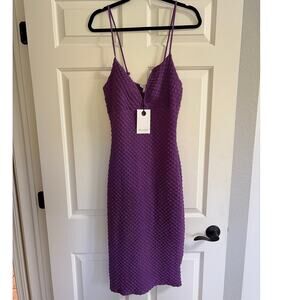 NWT ROLLA COSTER Purple Midi Dress Size L